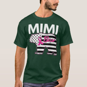 Family Matching Tee Mimi Bear Breast Cancer Awaren