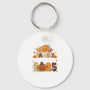 Family Matching Thanksgiving 2025 Thankful For My Key Ring
