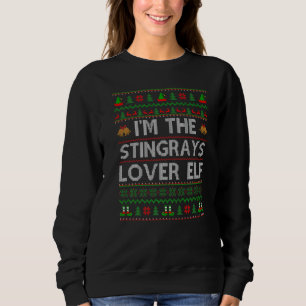 Family Matching Ugly I M The Stingrays  Elf Christ Sweatshirt