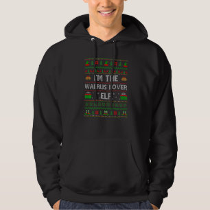 Family Matching Ugly I'm The Walrus Elf Christmas Hoodie