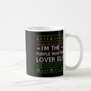 Family Matching Ugly Purple Martin Lover Elf Chris Coffee Mug