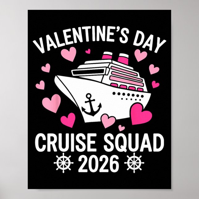 Family Matching Valentines Day Cruise 2026 Husband Poster (Front)