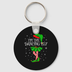 Family Matching Women Girls I'm The Dancing Elf Ch Key Ring
