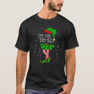 Family Matching Women Girls I'm The Tio Elf Christ T-Shirt
