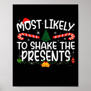 Family Matching Xmas Most Likely To Shake The  Poster