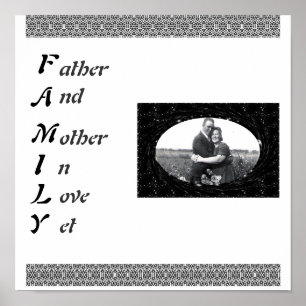 Family Means Father And Mother In Love Yet Poster