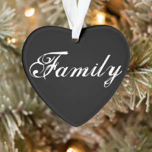 "Family means" Heart Ornament 2020