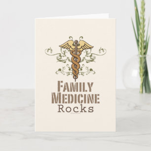 Family Medicine Rocks Greeting Card