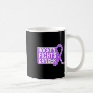 Family Member Support Hockey Fights Cancer Awarene Coffee Mug