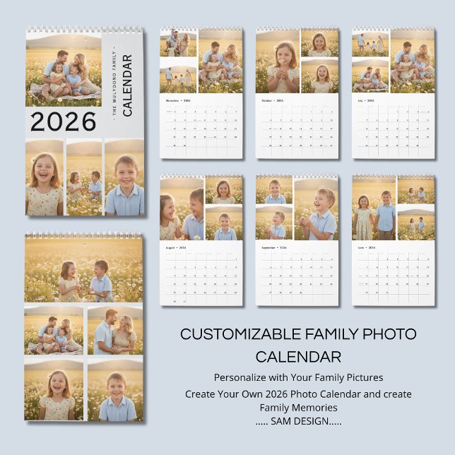 Family Memories 2026 Photo Calendar | Cherish Ever (Creator Uploaded)