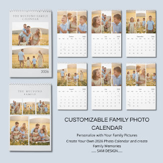 Family Memories 2026 Photo Calendar | Cherish Ever