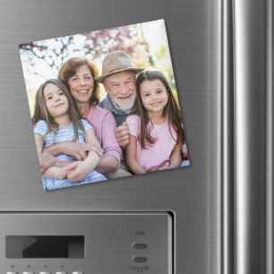 Family Memories Personalised Grandparent Photo Magnet