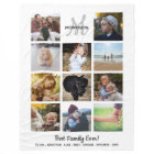 Family Monogram Photo Collage 11 Instagram Photos