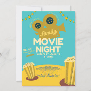 Family Movie Night Extravaganza! Invitation