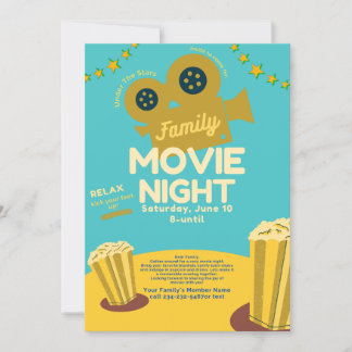 Family Movie Night Extravaganza! Invitation