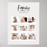 family multi photo photograph print