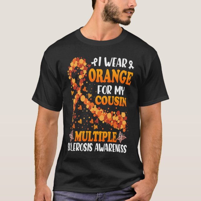 Family Multiple Sclerosis Awareness Butterfly T-Shirt (Front)