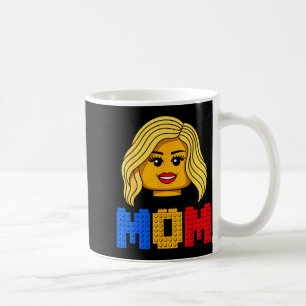Family mum master builder building bricks blocks coffee mug