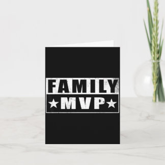 Family mvp mother's day  card