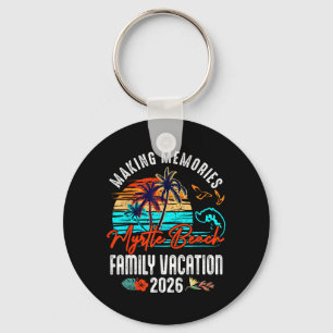 Family Myrtle Beach Vacation 2026 Summer Vacation Key Ring