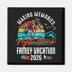 Family Myrtle Beach Vacation 2026 Summer Vacation Magnet
