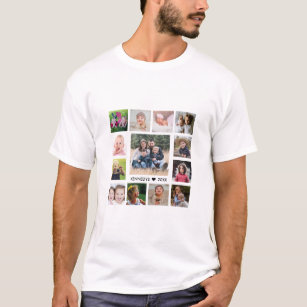 Family Name 13 Photo Collage T-Shirt