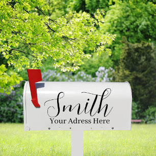 Family Name & Address - Personalised Mailbox 