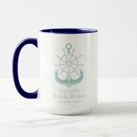 Family Name Beach House Nautical Anchor