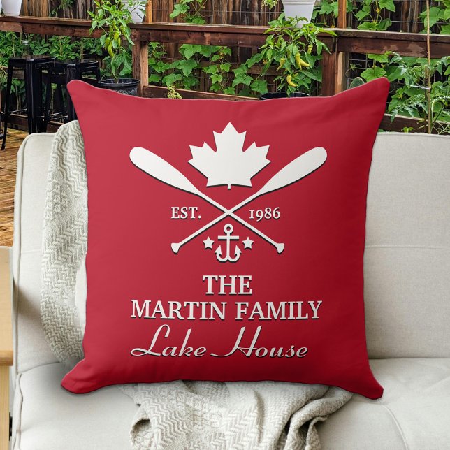 Family Name | Canadian Maple Leaf Custom Cushion (Creator Uploaded)
