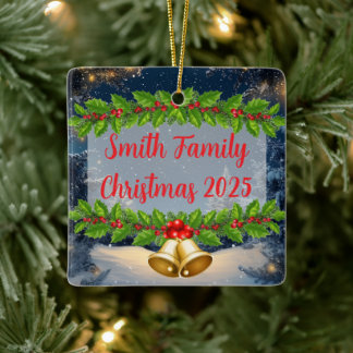 Family Name Christmas Ornament