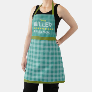 Family name family night vacation apron