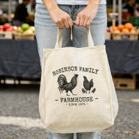 Family Name Farmhouse Hen Chicks Rooster
