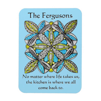 Family Name Frig Magnet | Heart of Home Quote