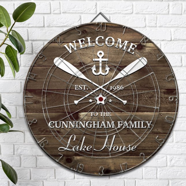 Family Name | Oars and Anchor Custom Dartboard (Creator Uploaded)
