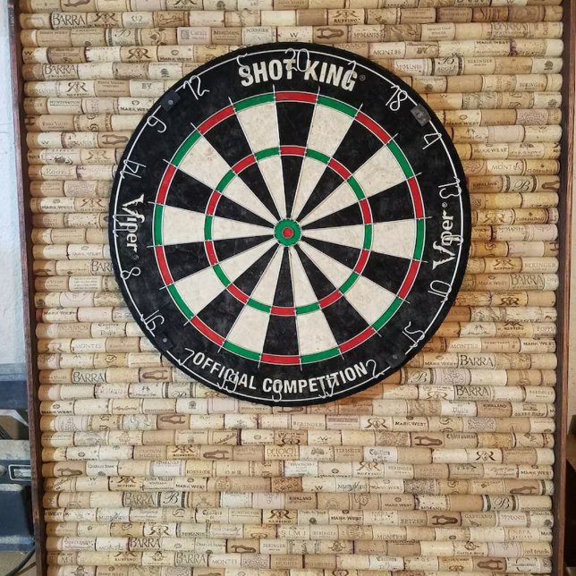 Family Name Personalised Blue Dartboard (Creator Uploaded)