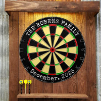 Family Name Personalised  Dartboard