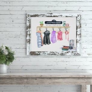 Family Name   Personalised Mudroom Keepsake Print