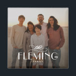 Family Name Personalised Photo Magnet<br><div class="desc">Photo gifts make the best gifts! Easily personalised with your text and/or photo(s) for a custom look. Designed by Berry Berry Sweet. View more designs at www.berryberrysweet.com</div>