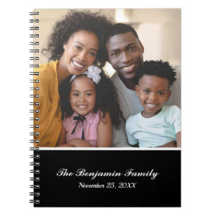 Family Name Photo Picture Personalise Notebook