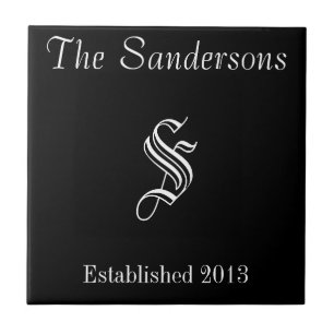 Family Name Sign Tile