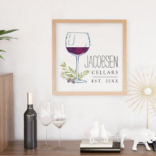 Family Name Wine Cellars Art Print