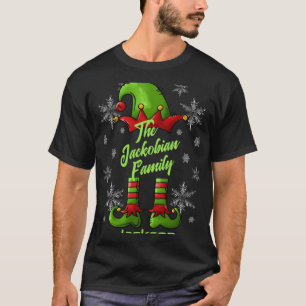Family Name Year Reunion Matching Christmas Elf T T-Shirt