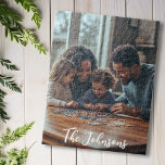 Family Night Personalised photo gift Jigsaw Puzzle<br><div class="desc">This design may be personalised in the area provided by changing the photo and/or text. Or it can be customised by clicking Personalise this Template and then choosing the click to customise further option and delete or change the colour of the background, add text, change the text colour or style,...</div>