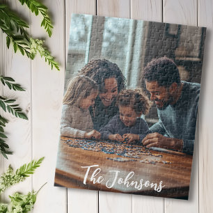 Family Night Personalised photo gift Jigsaw Puzzle