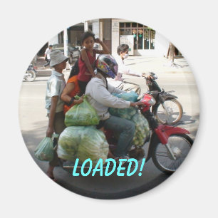Family of 4 ... Loaded! Magnet