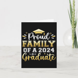 Family Of A 2024 Graduate Senior Graduation Men Wo Card