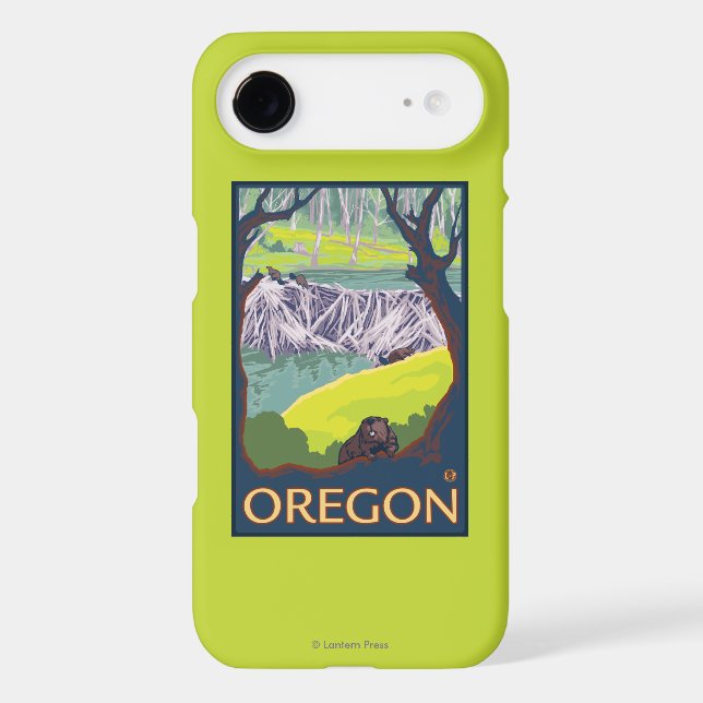 Family of Beavers Case-Mate iPhone Case (Back)