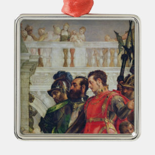 Family of Darius before Alexander the Great Metal Tree Decoration
