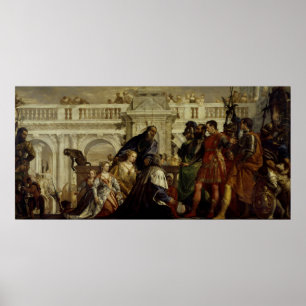 Family of Darius before Alexander the Great Poster