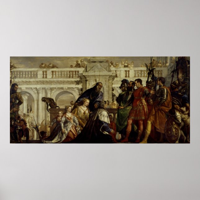 Family of Darius before Alexander the Great Poster (Front)